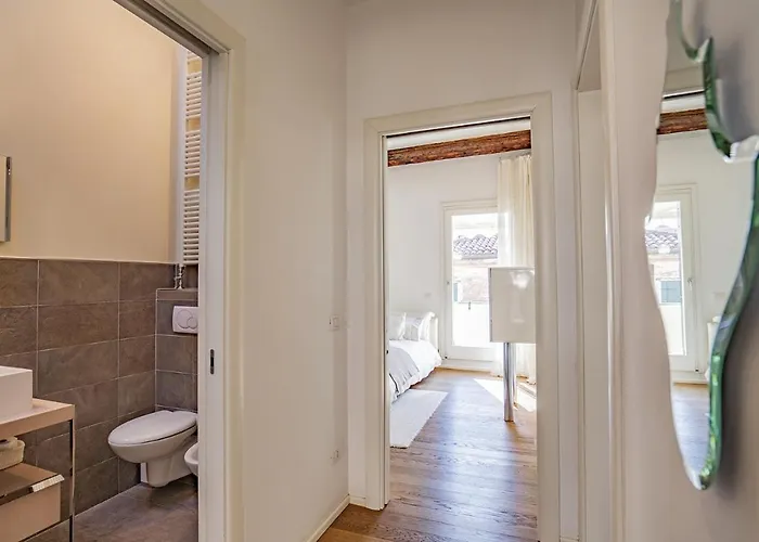 アパート Colleoni With 2 Superb Terraces *