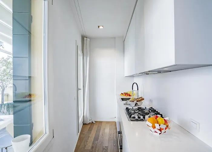 アパート Colleoni With 2 Superb Terraces *